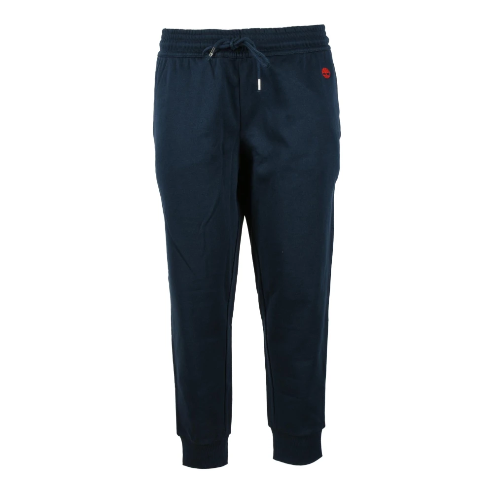 Timberland Katoenmix Casual Broek Blue Heren