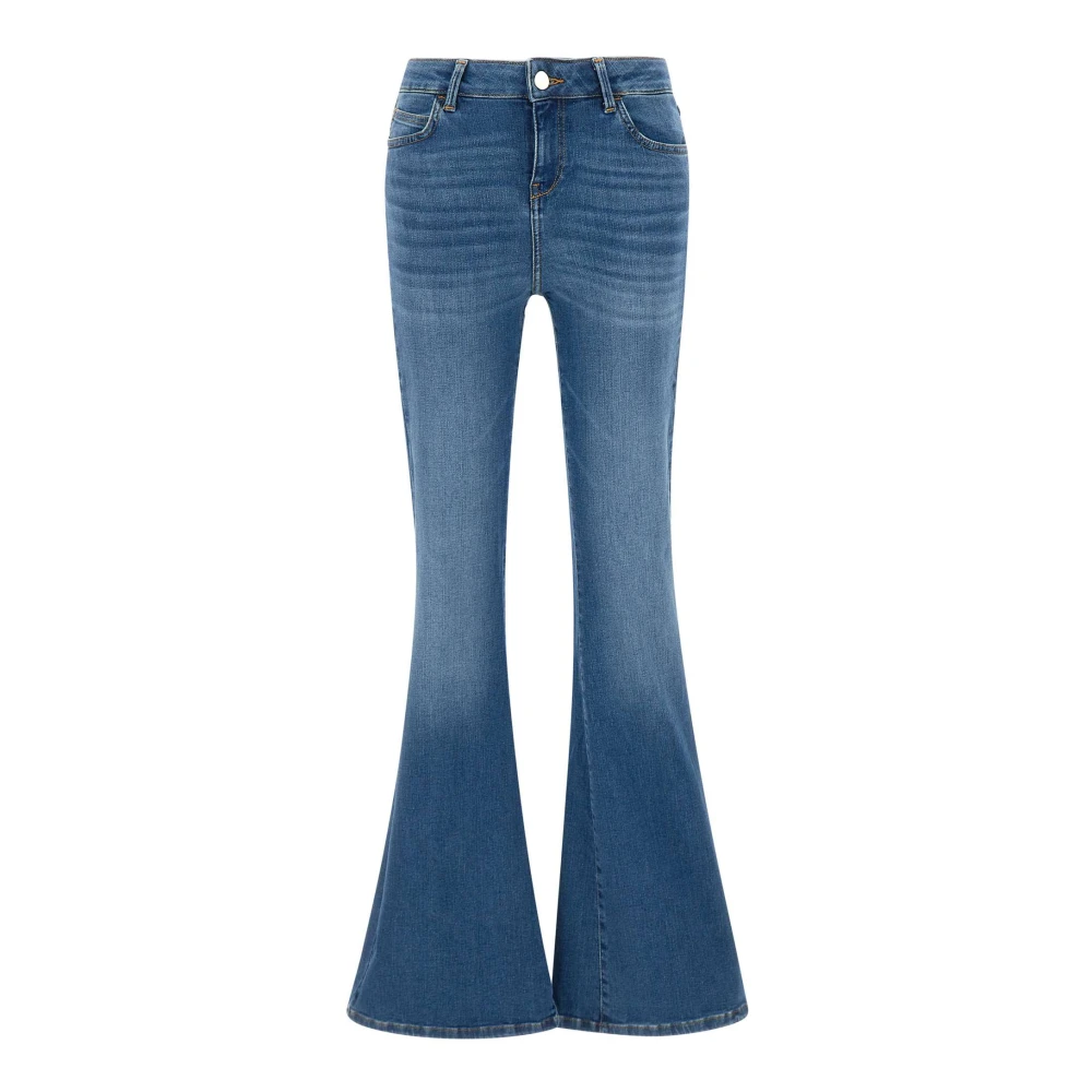 Kaos Dames Stretch Denim Flare Jeans Blue Dames