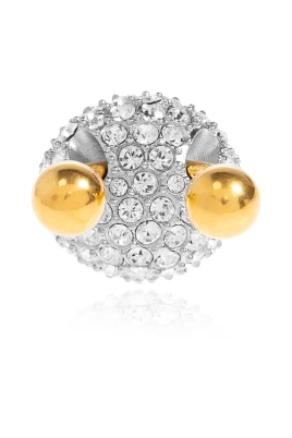 Piercing Mässingsring med Strass
