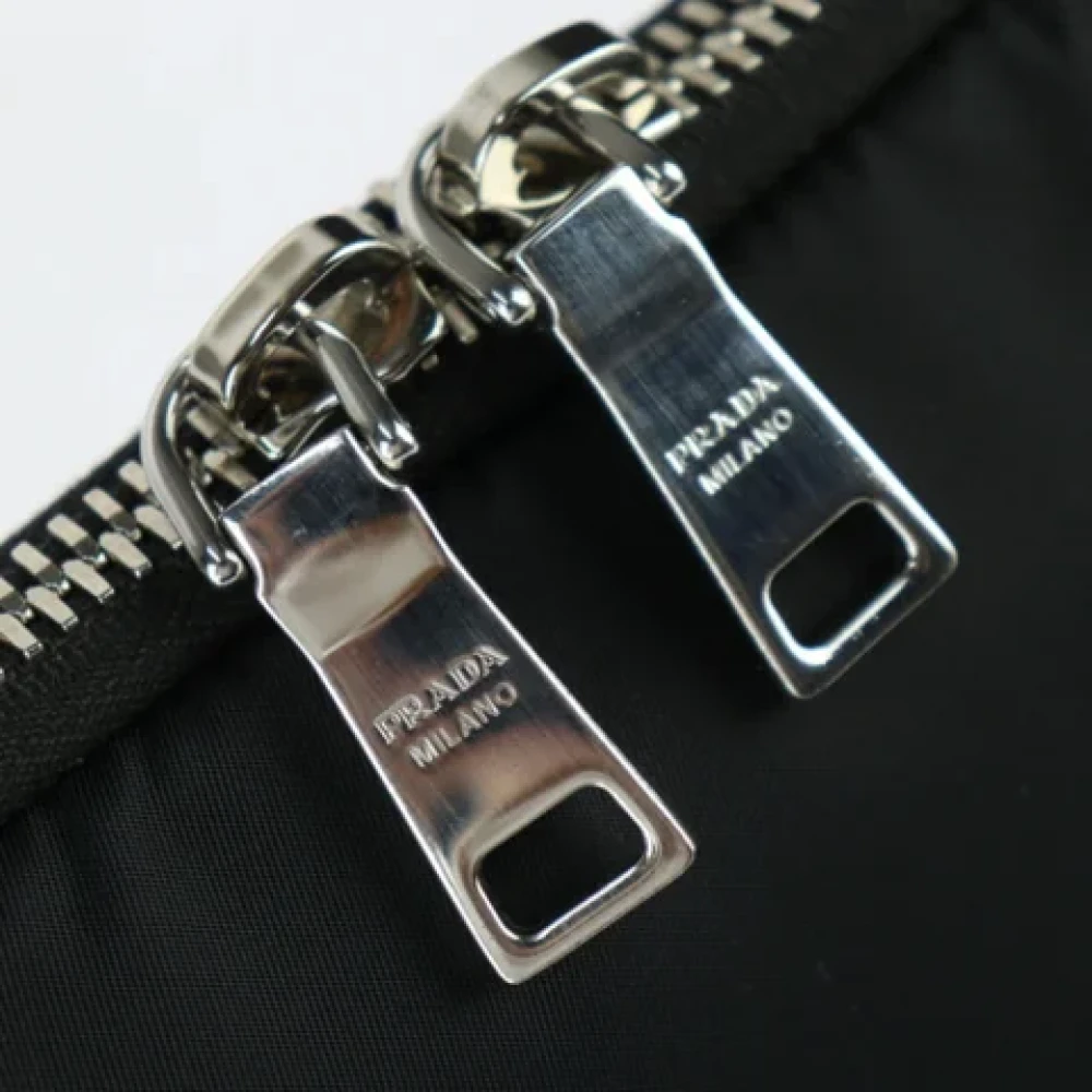 Prada Vintage Pre-owned Nylon prada-bags Black Dames
