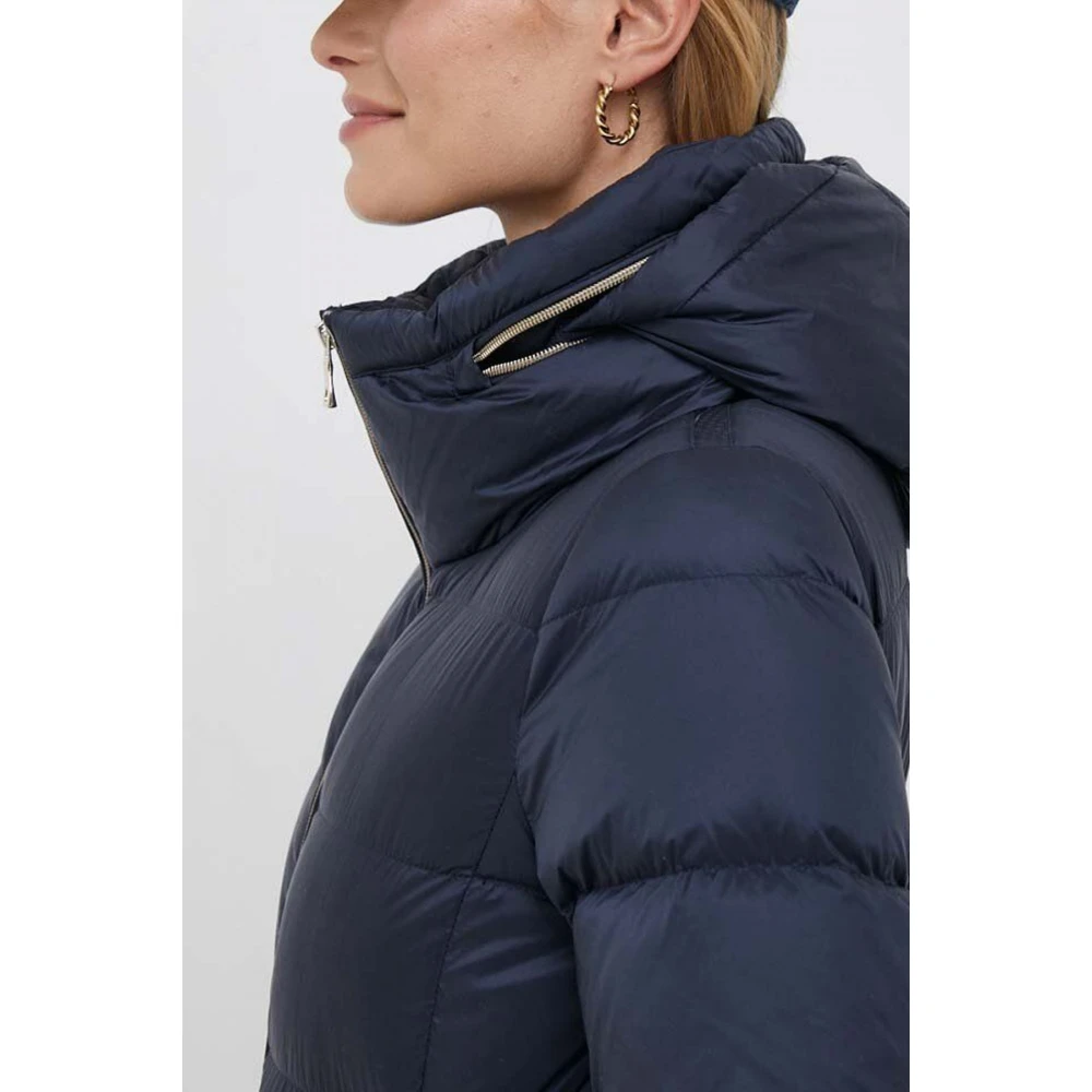 Geox Ademende Polyester Jas Charlene W3626E T2562 Blue Dames