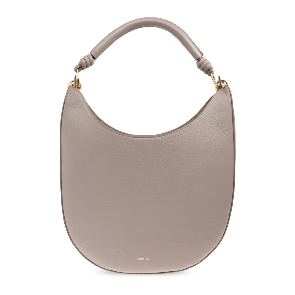 Furla Women's Beige Shoulder Bag Sfera Large