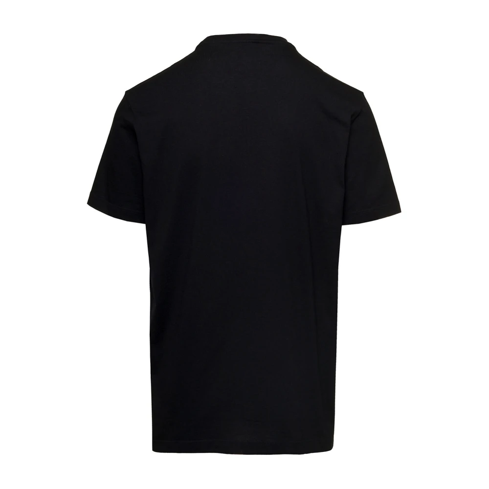 Versace Zwarte T-shirts en Polos Black Heren