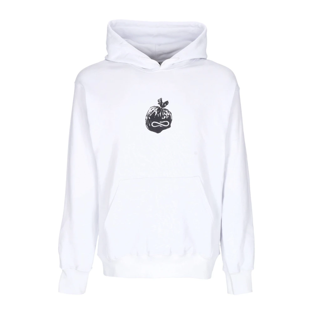 Propaganda Witte hoodie met kangoeroezak White Heren
