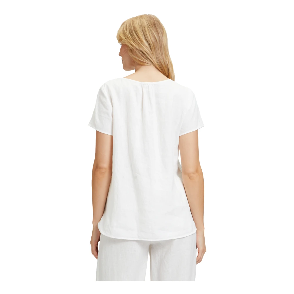 Betty Barclay Elegante Blouse met Ruches White Dames