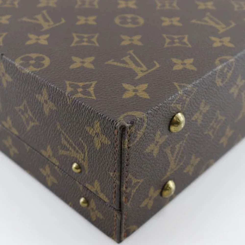 Louis Vuitton Vintage Pre-owned Canvas briefcases Brown Dames