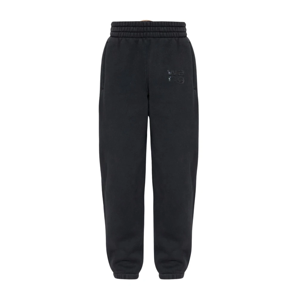 Alexander Wang Women's Black Sweatpants, Xs, Trousers
