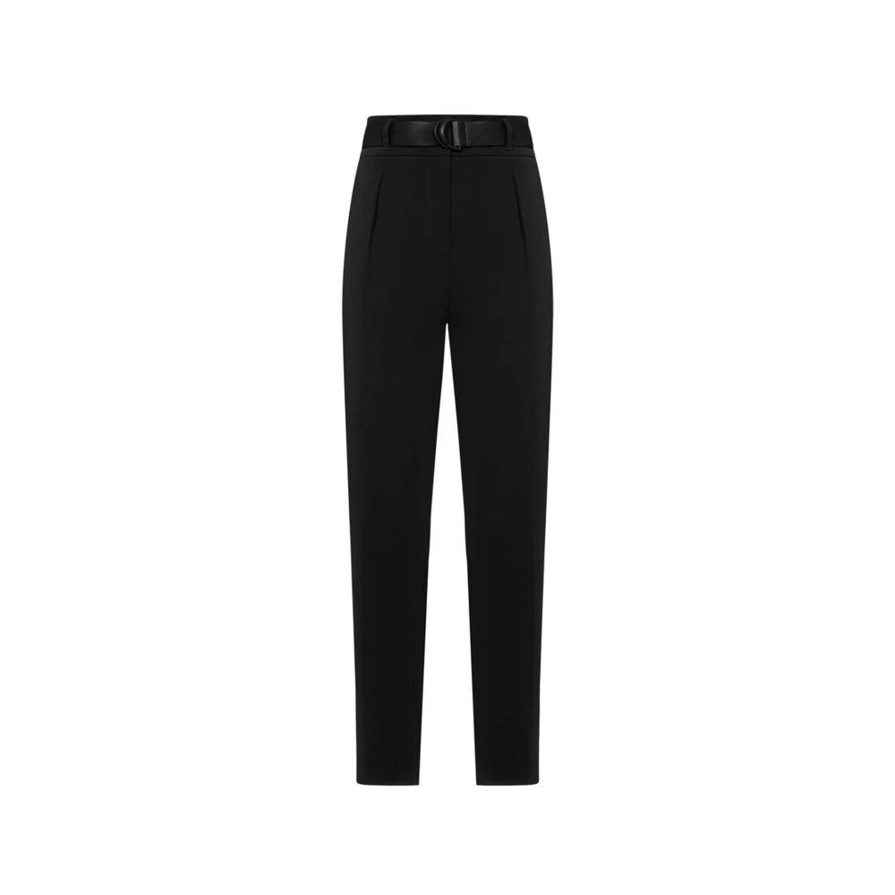 Max Mara Studio Slim-fit Trousers Black Dames