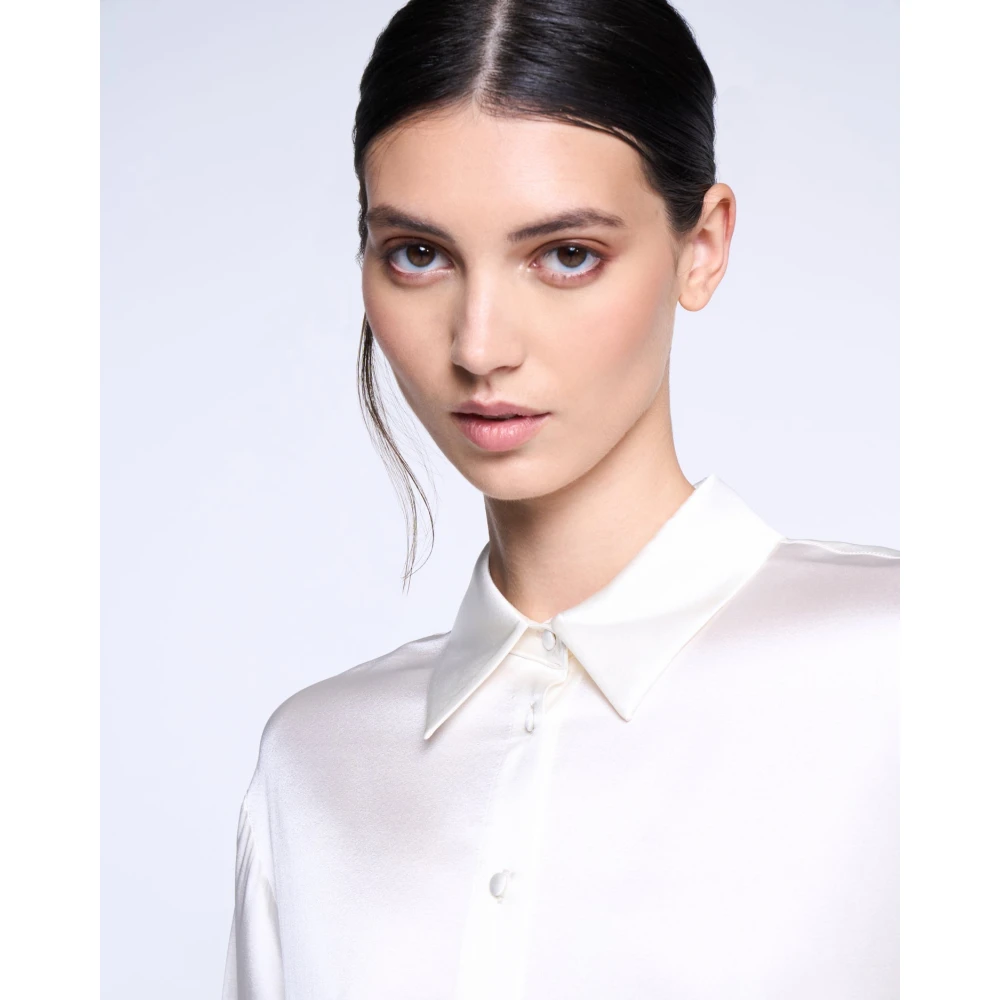 Silvian Heach Zachte overhemd White Dames