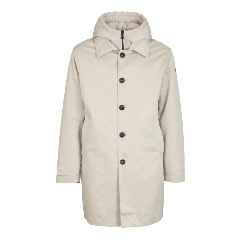 Duno Beige Nylon Jas Beige Heren