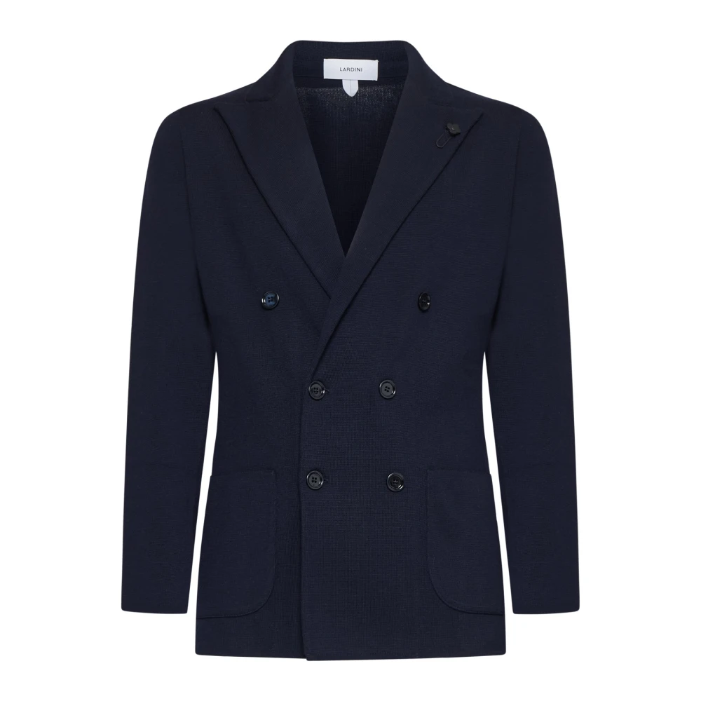 Lardini Blauwe Herenjassen Blue Heren
