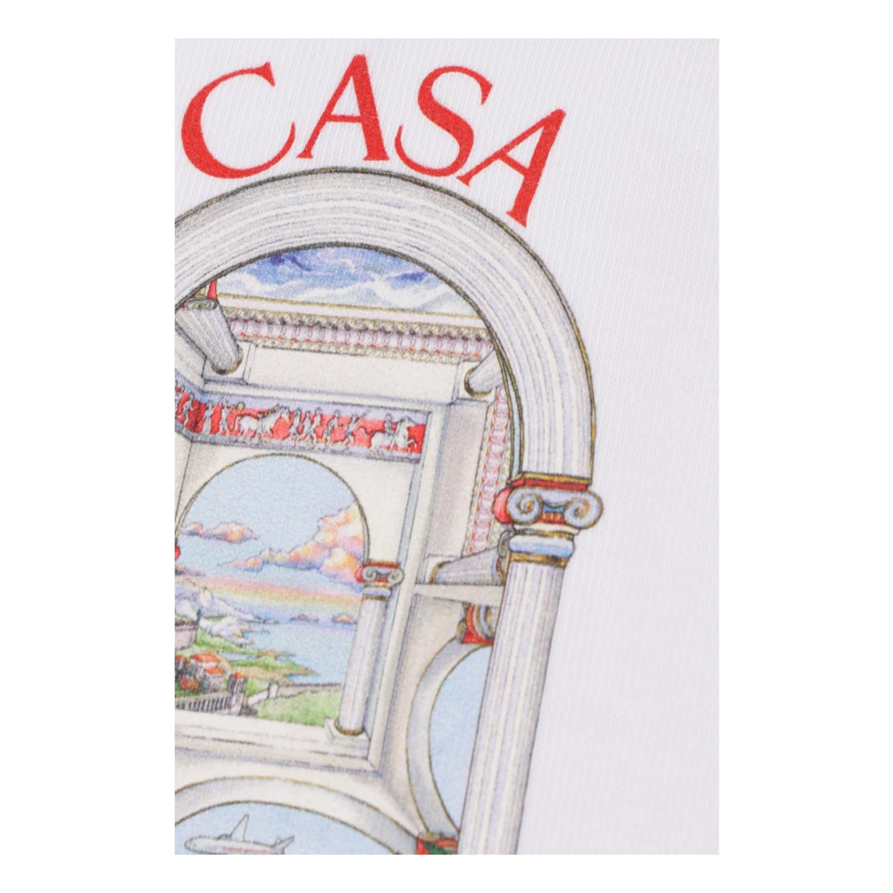 Casablanca Le Passage Wit T-shirt en Polo White Dames