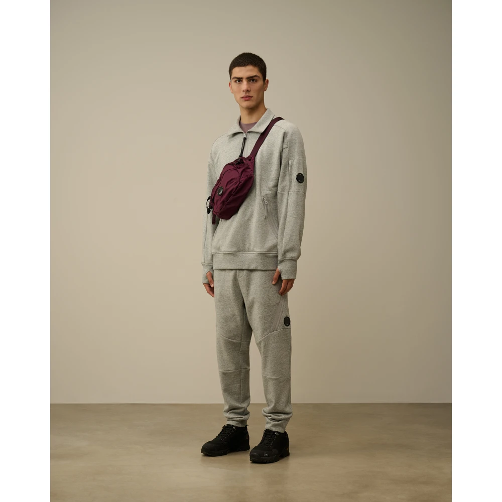 C.P. Company Grijze Half-Zip Sweatshirt Gray Heren
