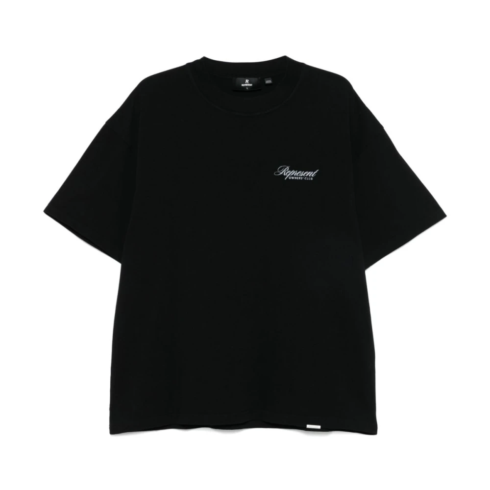 Represent Owners Club Script T-Shirt - Male - T-Shirts - Black - M - Tops