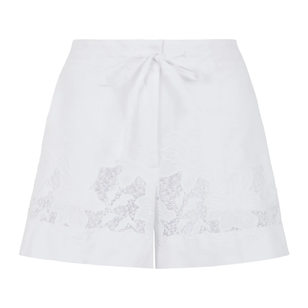 P.a.r.o.s.h. Witte Shorts met Stijlvol Ontwerp White Dames