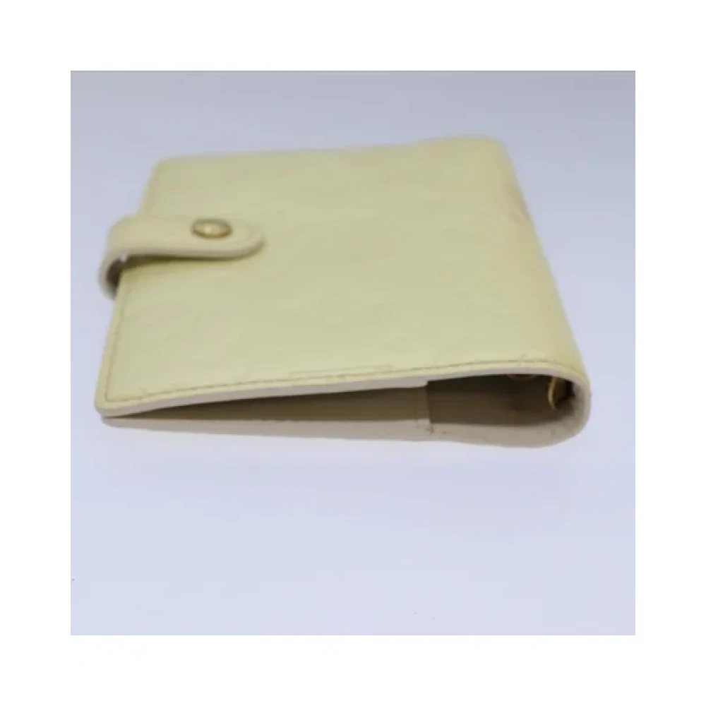 Louis Vuitton Vintage Pre-owned Leather home-office Beige Dames