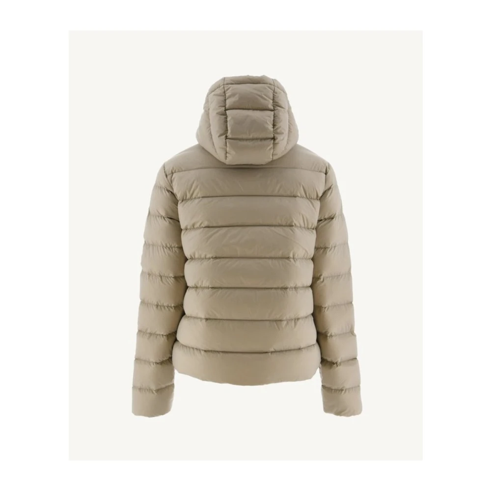Jott Gewatteerde Jas met Capuchon Beige Tinten Beige Dames