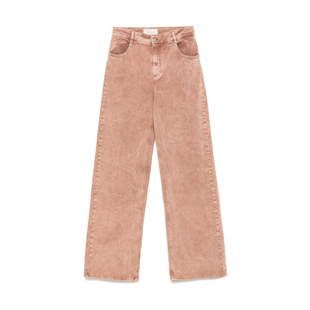Trousers > Straight Trousers - - Blumarine - Modalova