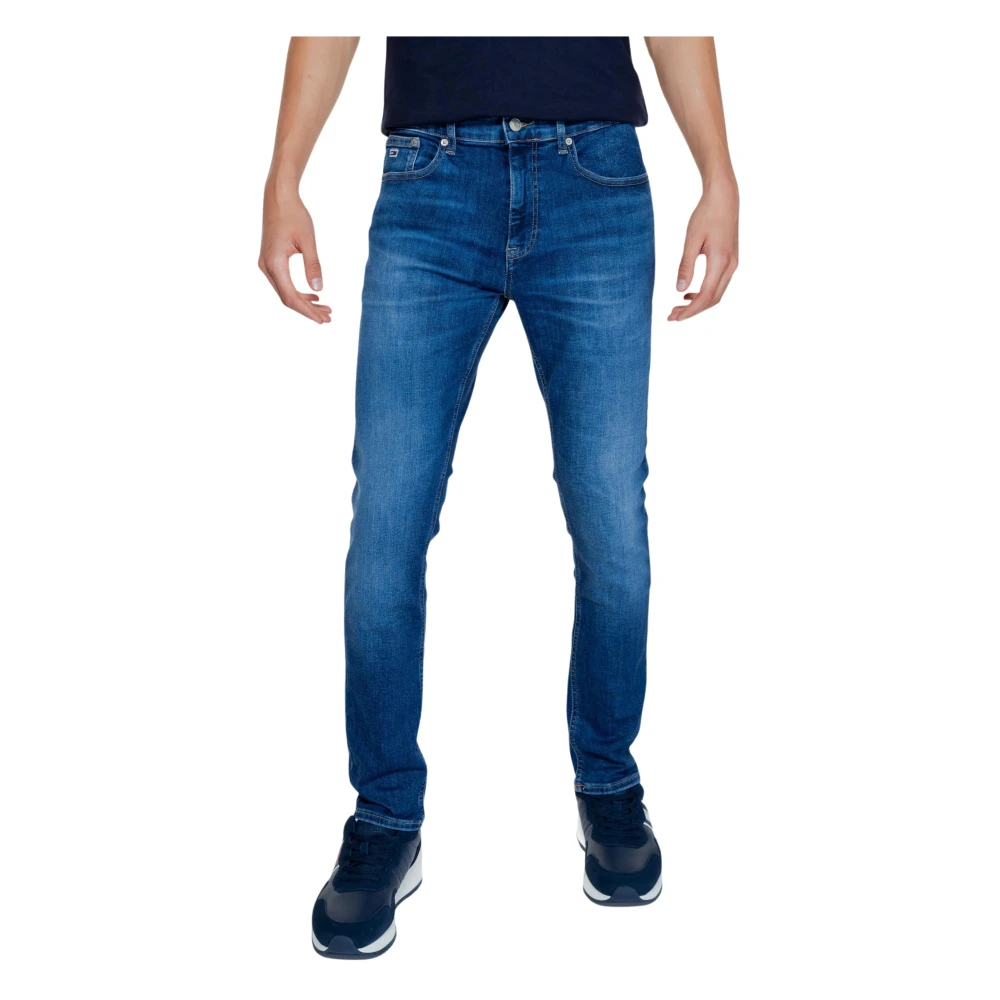 Tommy Jeans Blauwe Zip & Button Jeans met Zakken Blue Heren