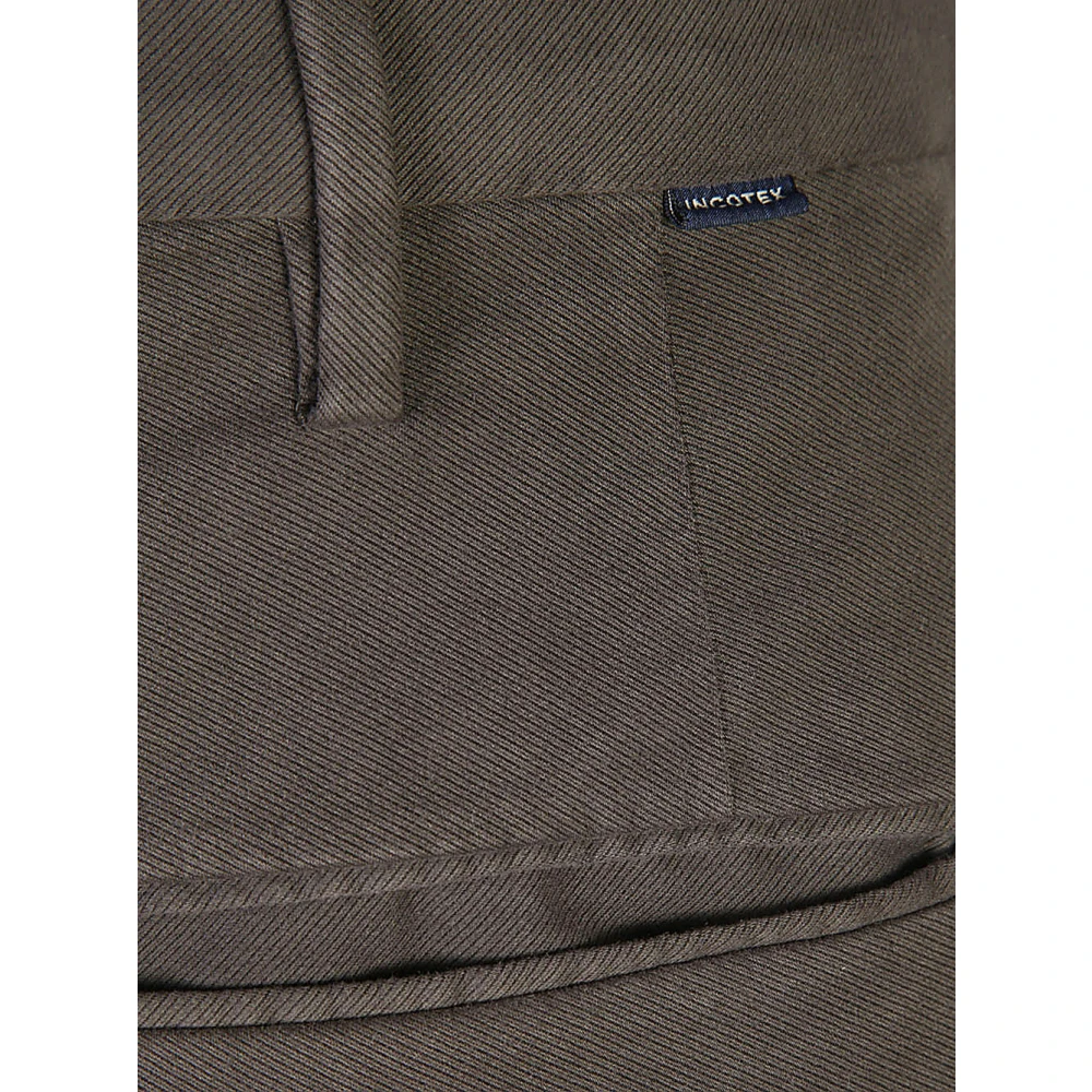 Incotex Grijze Duif Broek Aw24 Gray Heren