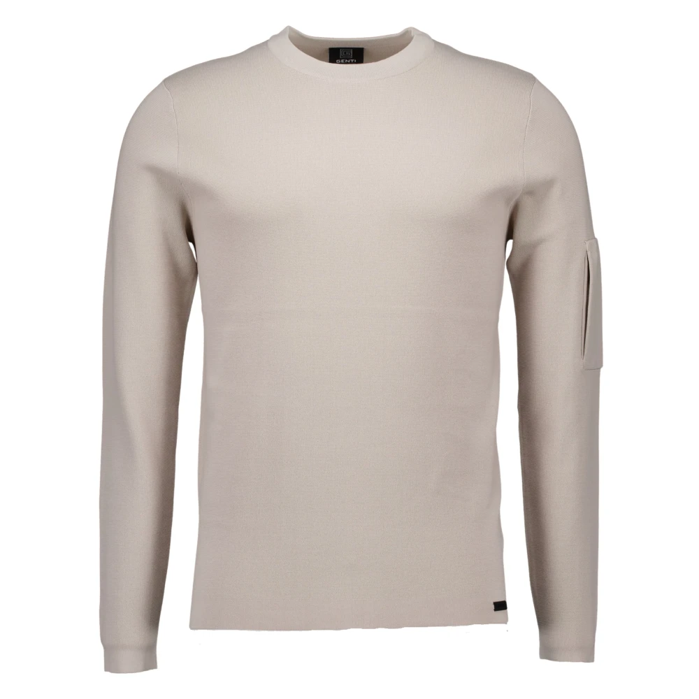 Genti Beige Sweater K1140 3258 Beige Heren