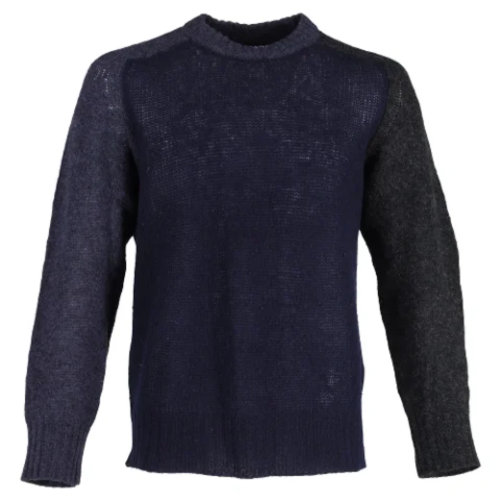 Maison Margiela Pre-owned Wool tops Blue Heren