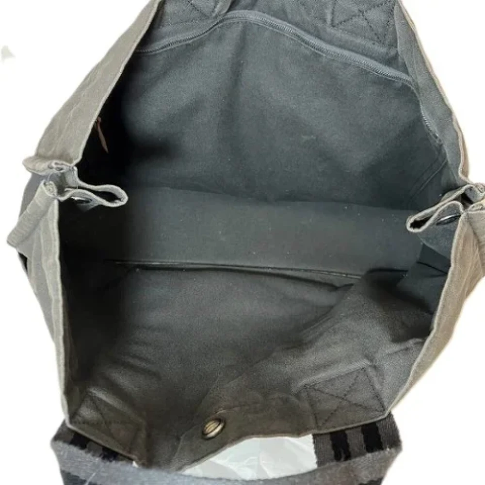 Hermès Vintage Pre-owned Canvas totes Gray Dames