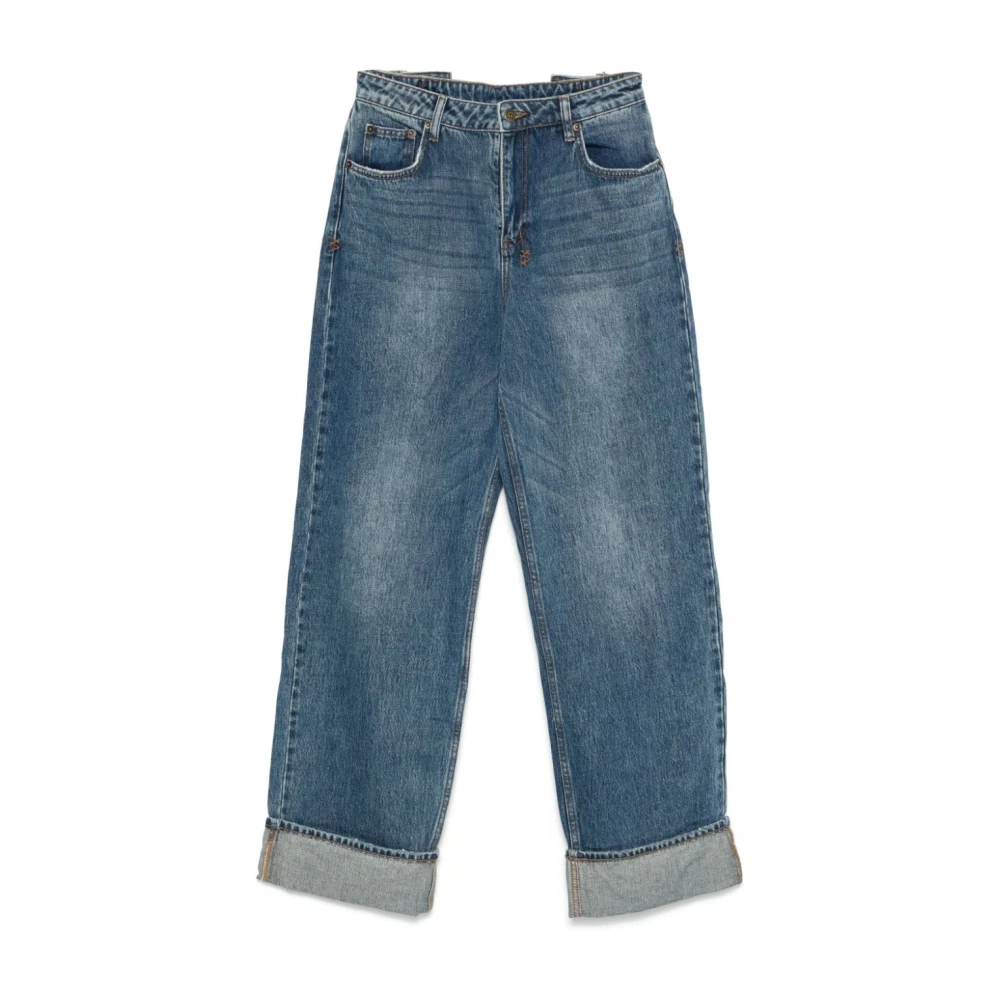 Ksubi Indigo Blauwe Denim Jeans Blue Dames