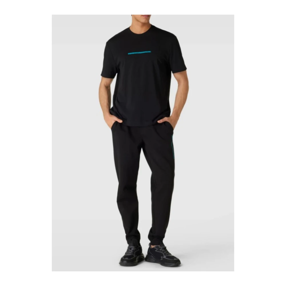 Calvin Klein Geëmbosseerd Logo Heren T-shirt Black Heren