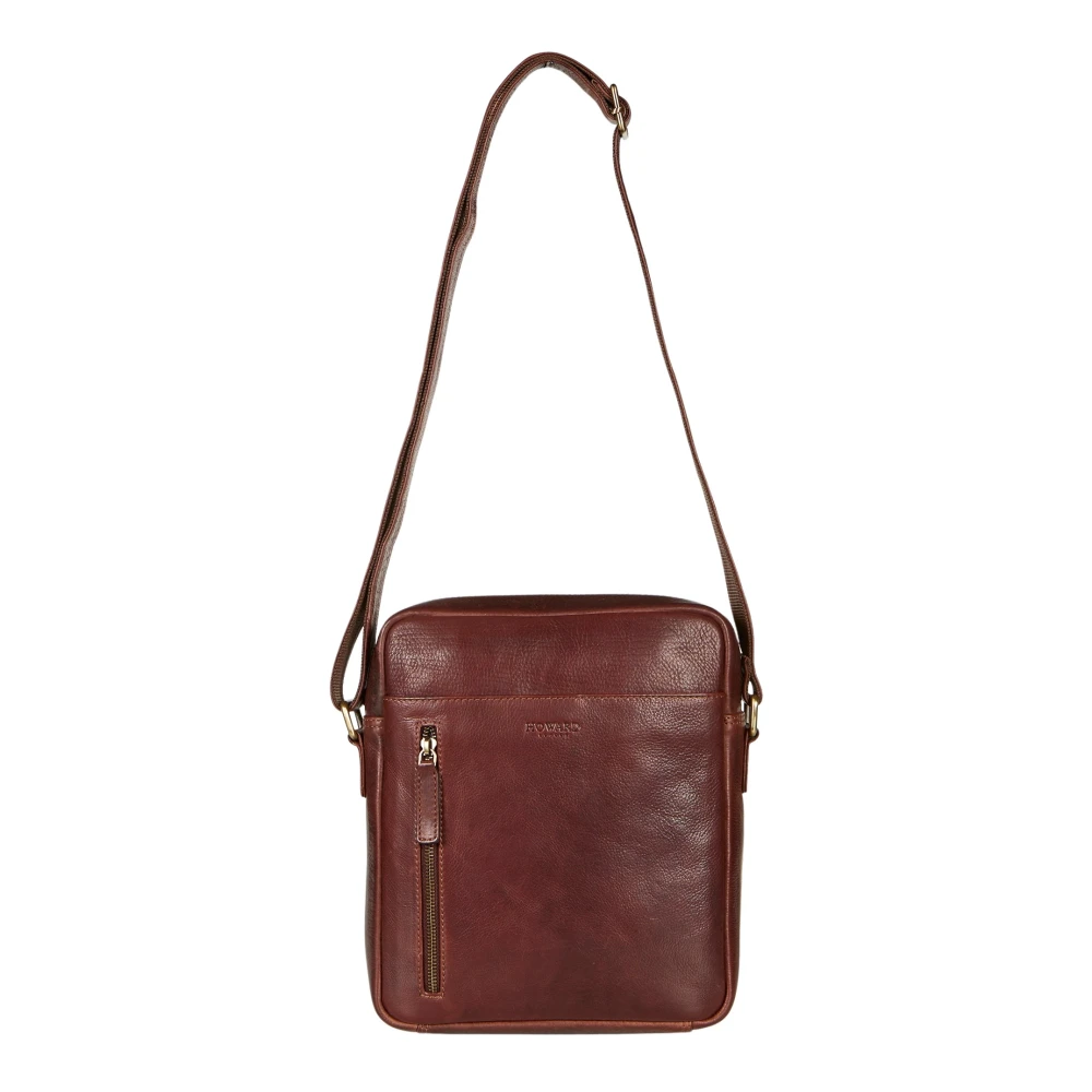 Braune Leder Messenger Tasche - Howard London - Modalova