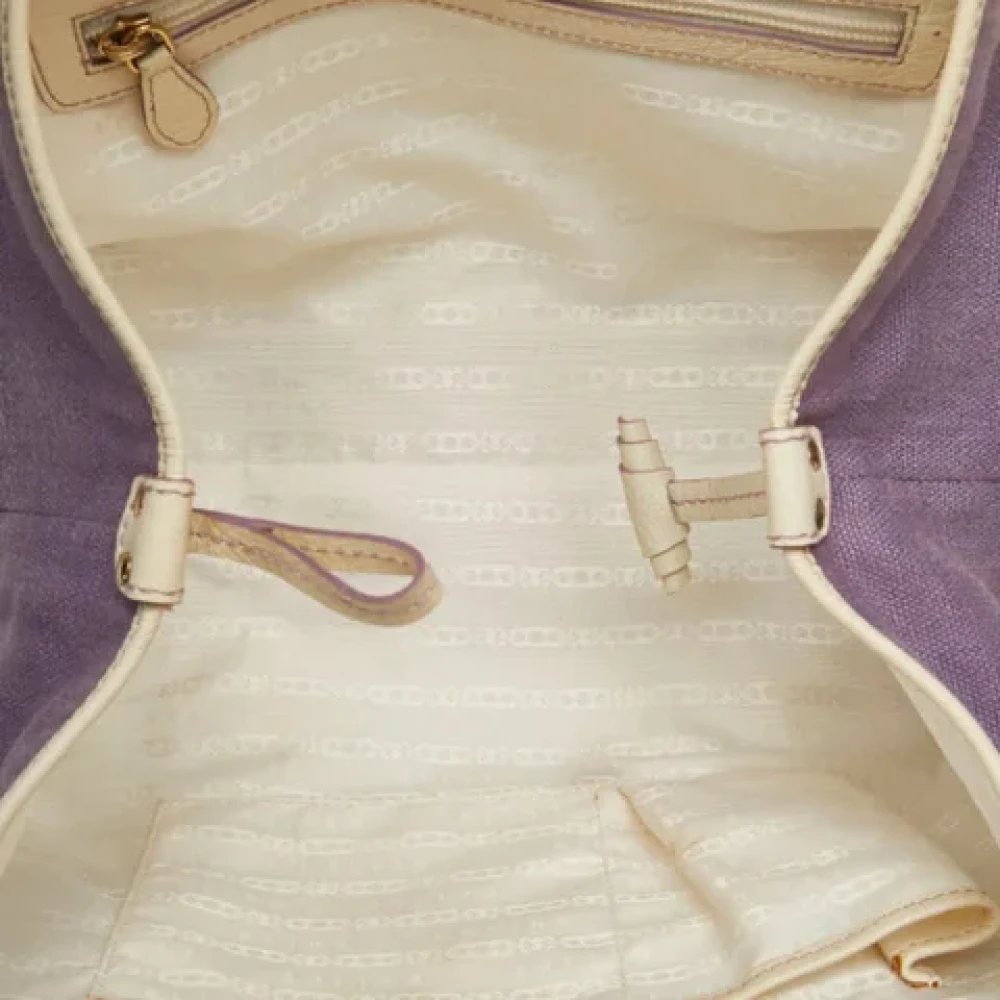 Celine Vintage Pre-owned Canvas celine-bags Purple Dames