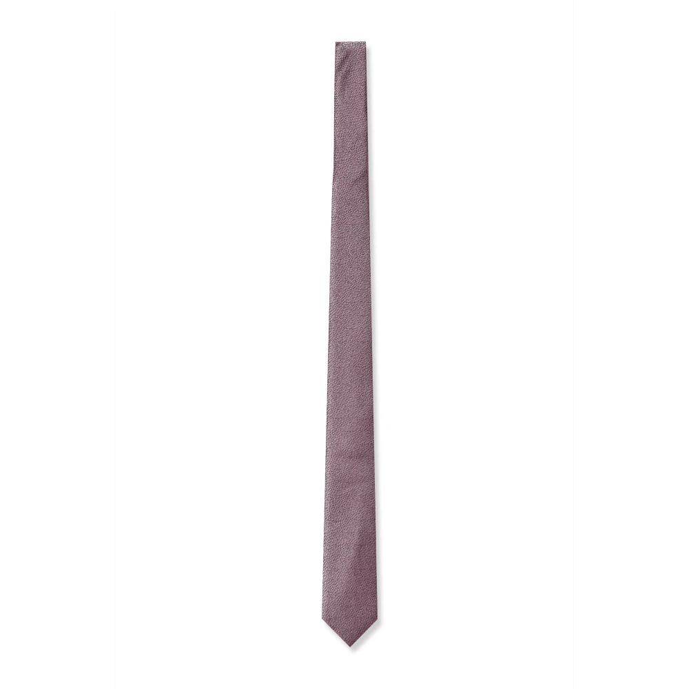 Baldessarini Men's Purple Silk Tie Classic Design Label Detail - Ties - One Size - Accessories