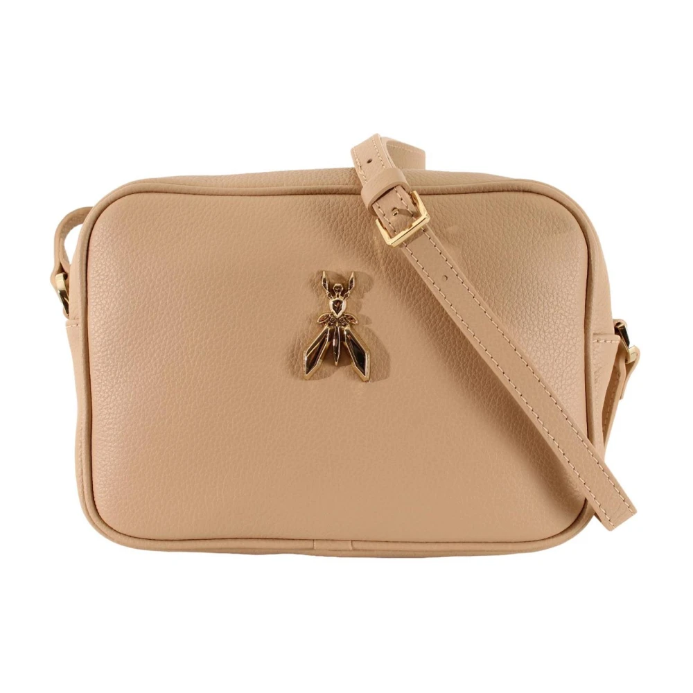 PATRIZIA PEPE Stijlvolle Crossbody Handtas Beige Dames