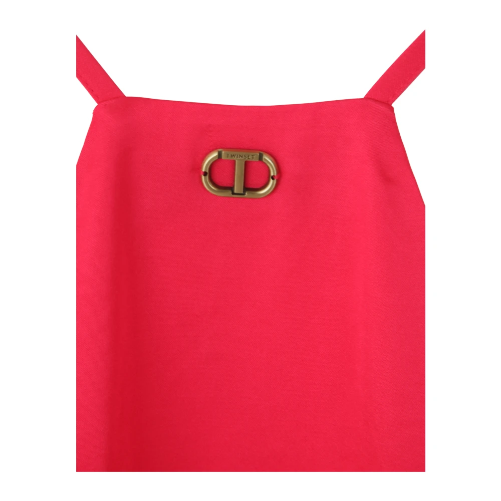 Twinset Mouwloze Tops Pink Dames