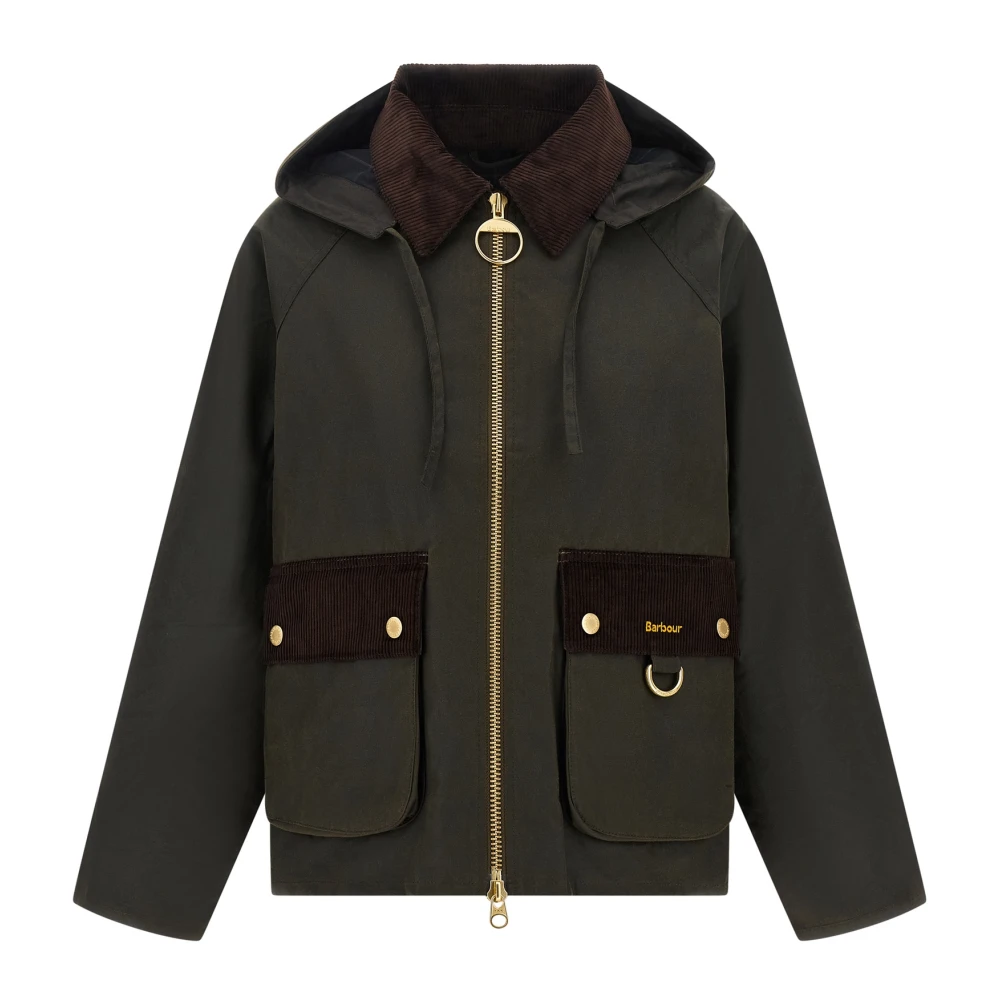 Barbour Carville Jacket - Female - Light Jackets - Green - S - Jackets