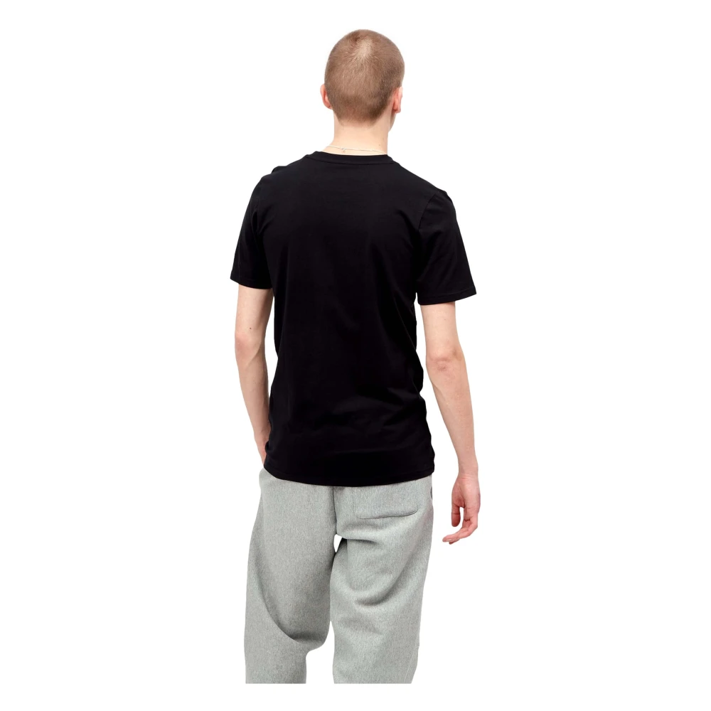 Carhartt WIP Standaard Crew Neck (2 stuks) T-shirt Black Heren