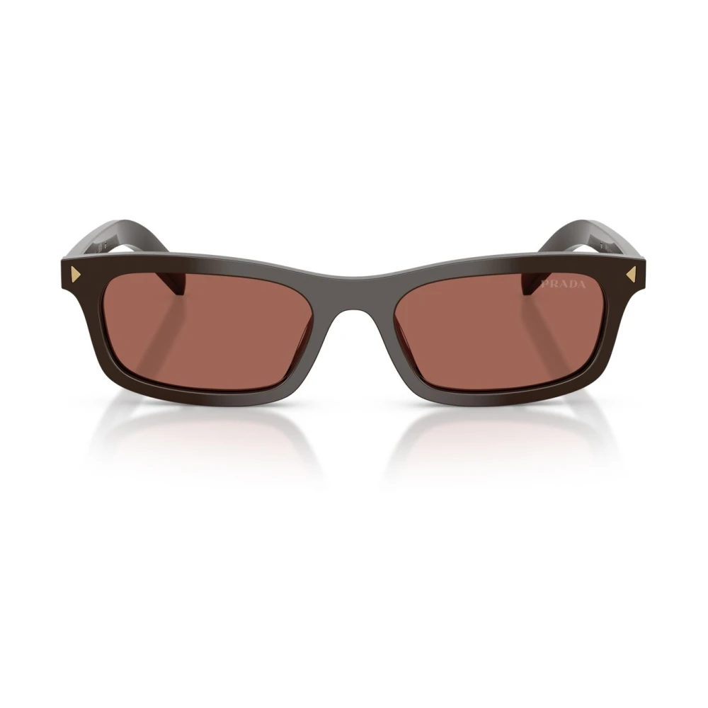 Prada Brown Pr D05s 27I20w Woman Sunglasses Acetate Pillow Normal - Image 3