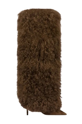 Furry Stiletto Boot 105