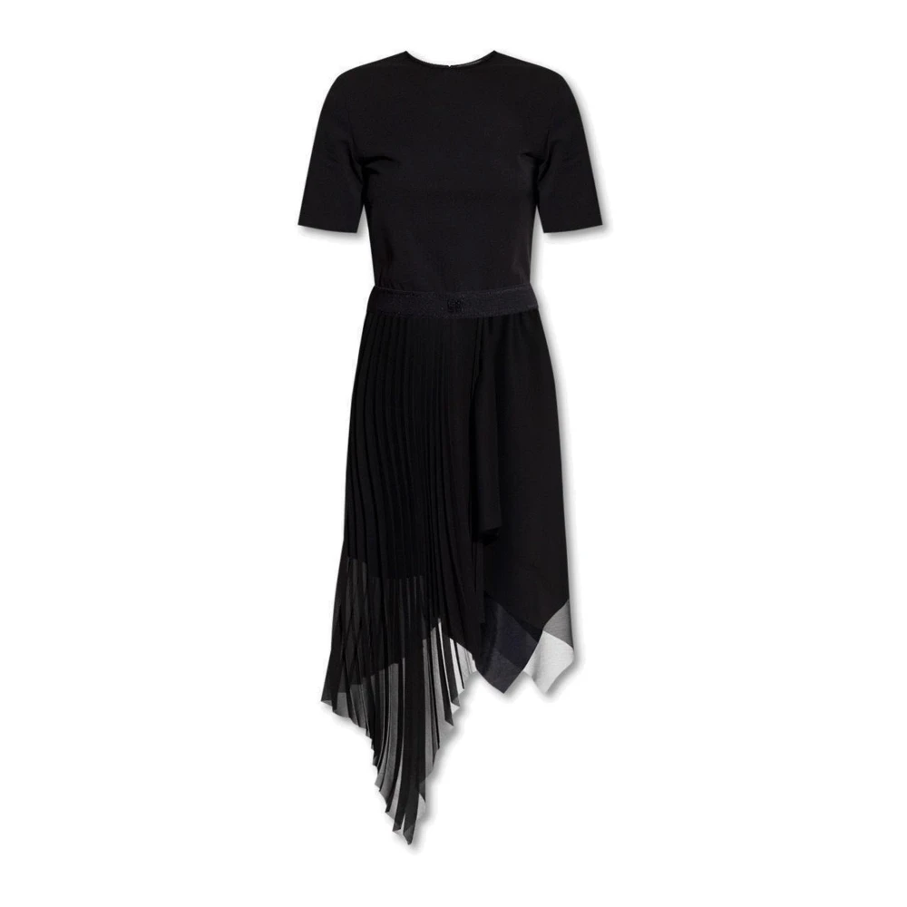 Givenchy Women's Black Midi Dresses, M, Asymmetrical Dress