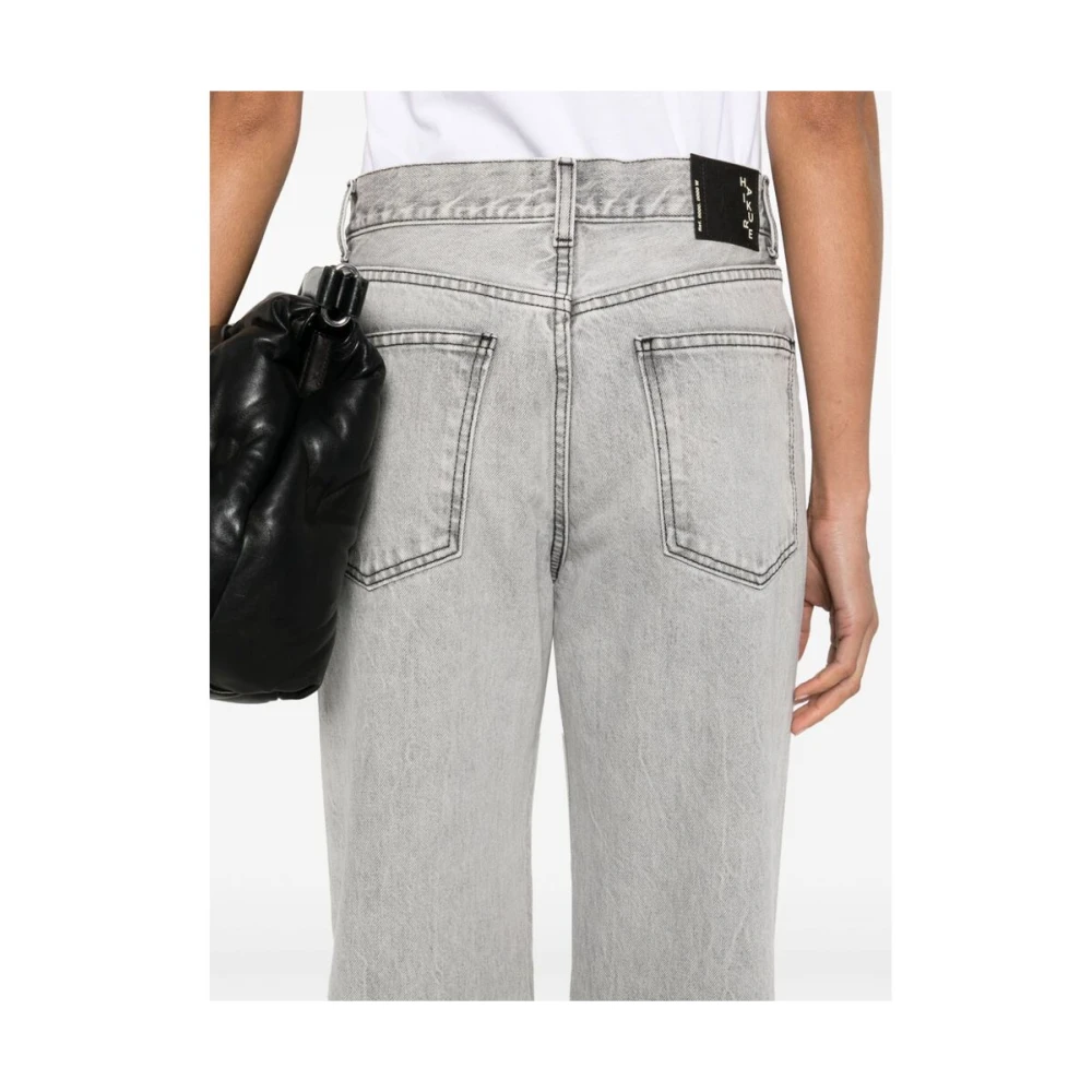 Haikure Lichtgrijze Denim Bootcut Jeans Gray Dames