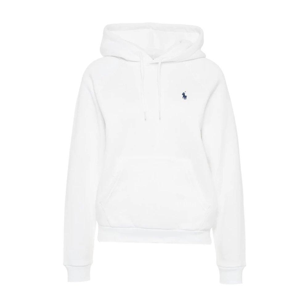 Polo Ralph Lauren Hoodie met geborduurd logo White Dames