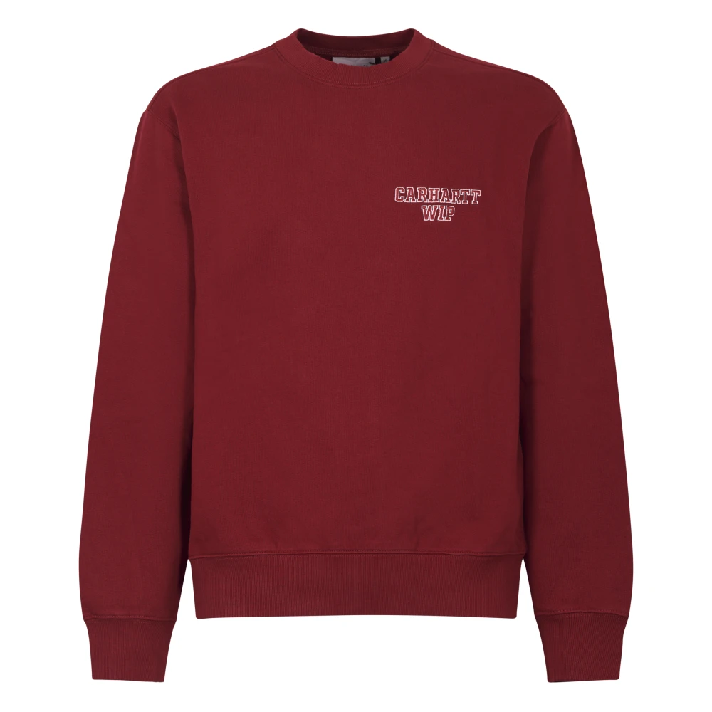 Carhartt Wip Men's Red Alumni Sweat - Sweatshirts - S - Sweatshirts & Hoodies