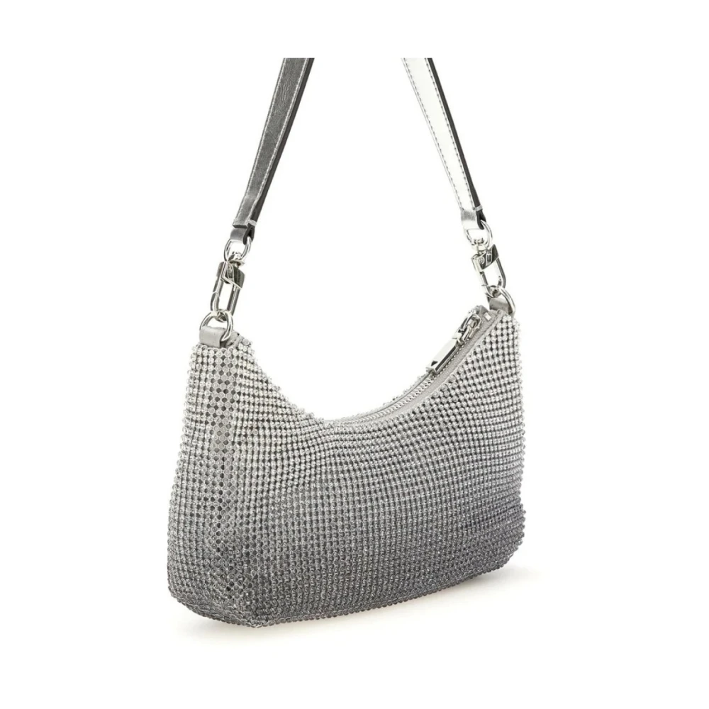 Guess Mini Top Zip Schoudertas Gray Dames