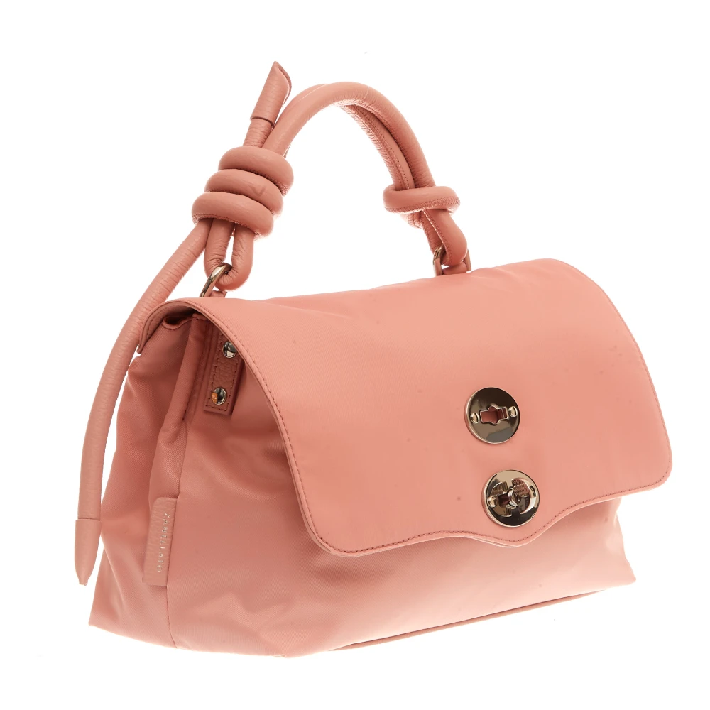 Zanellato Roze Bloemen Tokyo Post Tas Pink Dames