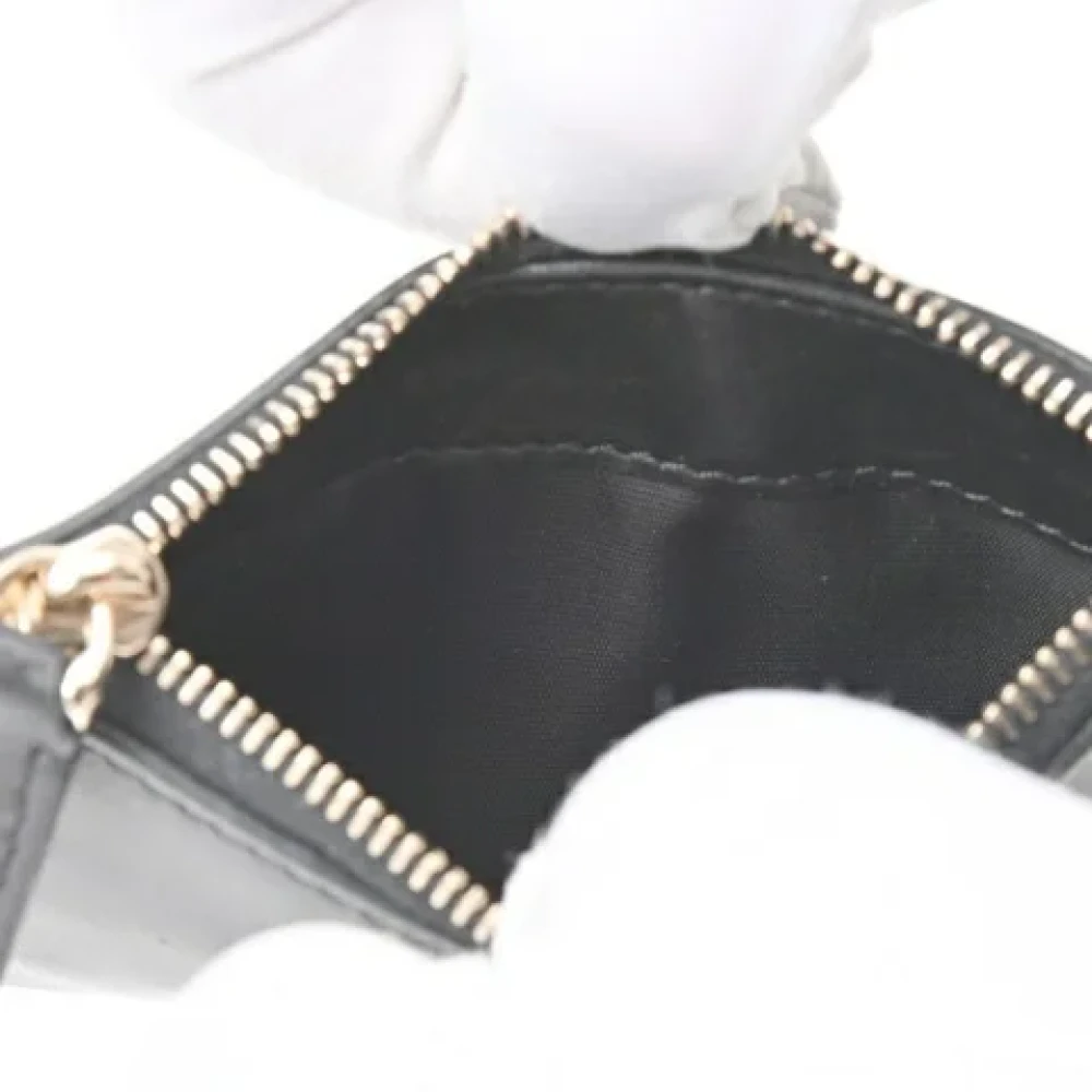 Valentino Vintage Pre-owned Leather wallets Black Dames