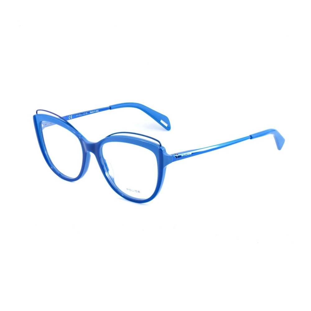 Police Blauwe Kunststof Frames met Wijzerplaat Blue Dames