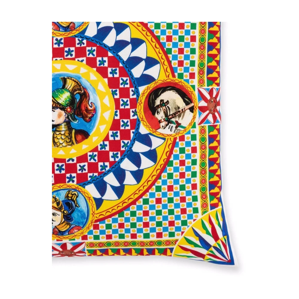 Dolce & Gabbana Gewatteerd Siciliaans Carretto Kussen Multicolor Dames