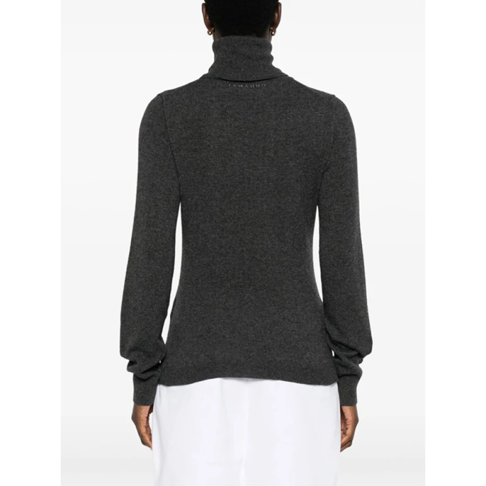 Ermanno Scervino Grijze Gebreide Turtleneck Sweater Gray Dames