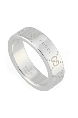 Gucci Signature ring i sterlingsilver
