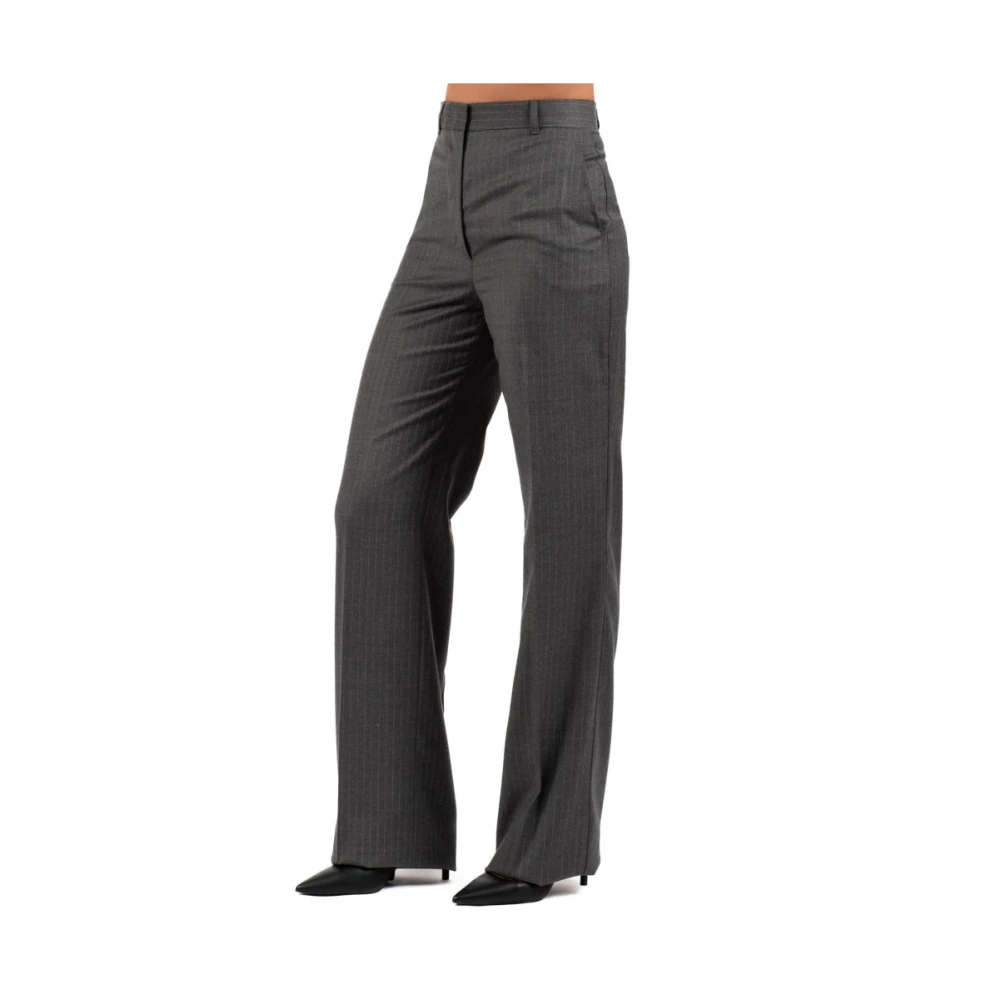 Max Mara Damesbroek Stijlvol Ontwerp Gray Dames